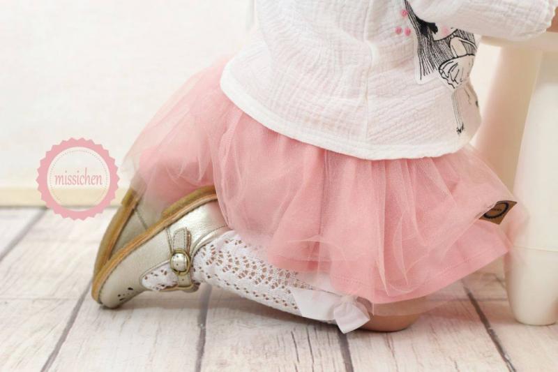 0,5 MTR. ♥ Soft Schimmer Tüll Rose Rouge *Extra weich* ♥