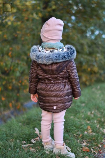 0,5 MTR. ♥ Abgesteppter Jackenstoff - GLÄNZEND BRAUN ♥ -