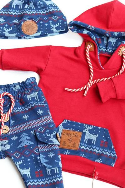 0,5 MTR. ♥ WeiHNACHTSTRAUM  NAVY EIGENPRODUKTION ♥