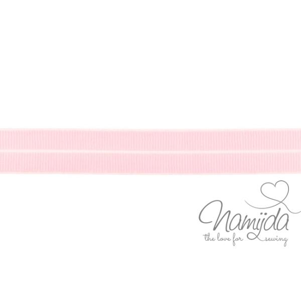 1 MTR. ♥ Elastisches Einfassband MATT - RoSE - 20mm ♥