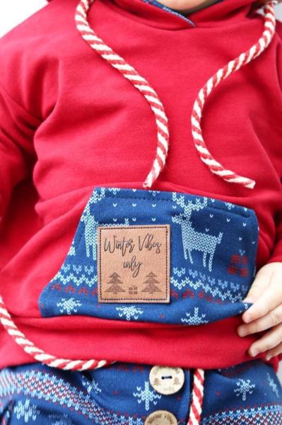 0,5 MTR. ♥ WeiHNACHTSTRAUM  NAVY EIGENPRODUKTION ♥