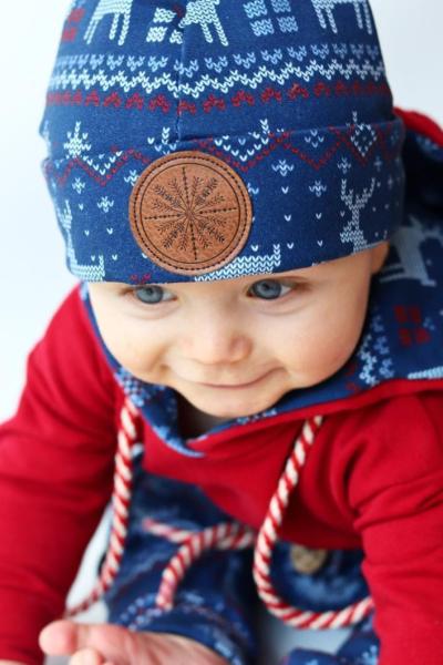 0,5 MTR. ♥ WeiHNACHTSTRAUM  NAVY EIGENPRODUKTION ♥