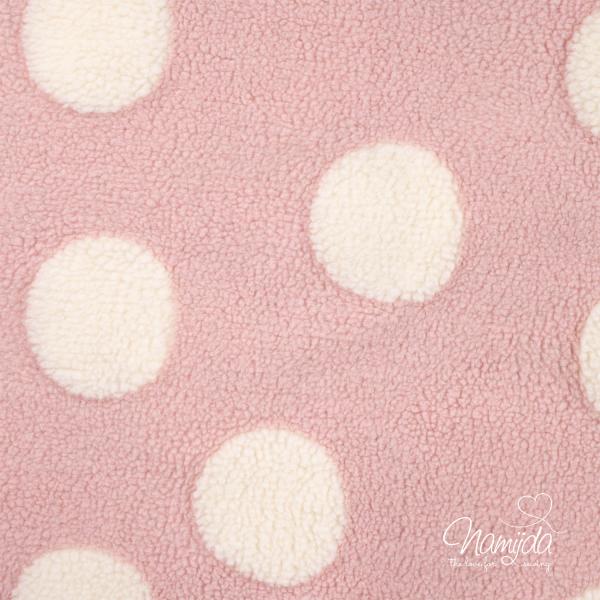 0,5 MTR.  ♥ TEDDY DOTS ROSE ♥