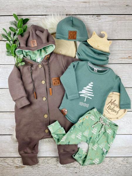 0,5 MTR. ♥ Doubelface Baumwollfleece Dusty BRAUN - 100% Baumwolle ♥