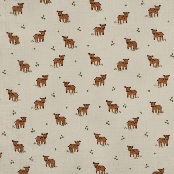 0,5 MTR. ♥ MuSSELIN DORFKIND KUH ♥