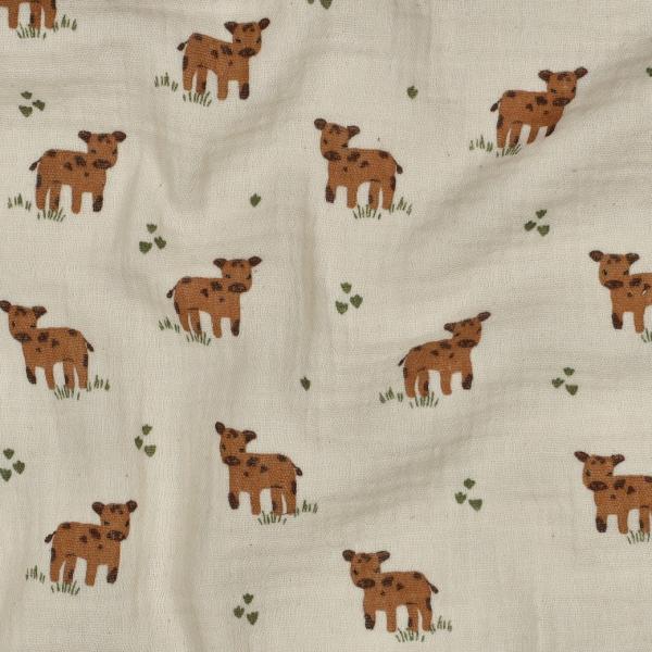 0,5 MTR. ♥ MuSSELIN DORFKIND KUH ♥