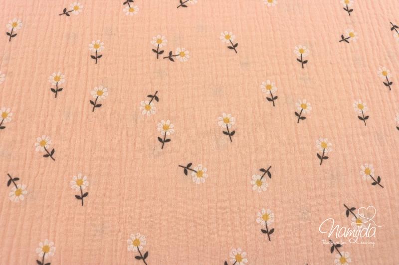 0,5 MTR. ♥ MUSSELIN GÄNSEBLÜMCHEN ♥