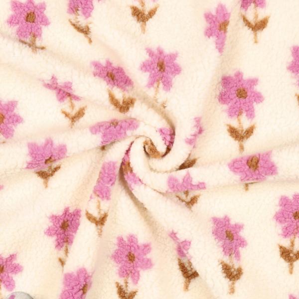0,5 MTR. ♥ TEDDY FLOWERS FLORA NATUR ♥