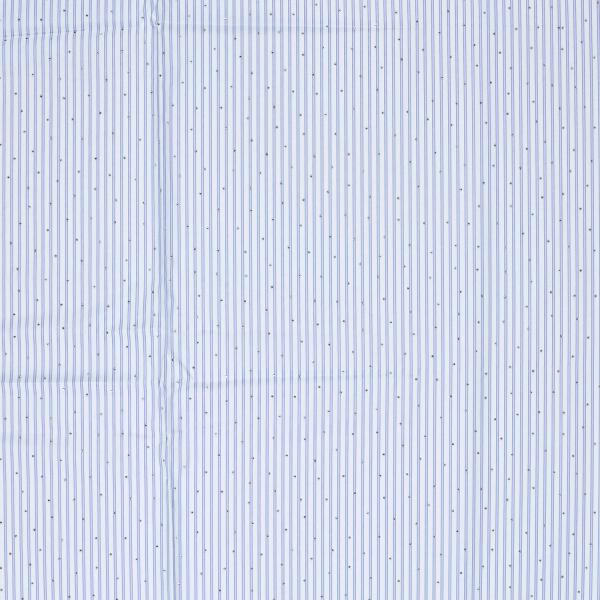 VORBESTELLUNG LIEFERZEIT CA. 1 WOCHE 0,5 MTR. GLITZER STEINCHEN STREIFEN NAVY/JEANS BAUMWOLL POPELINE