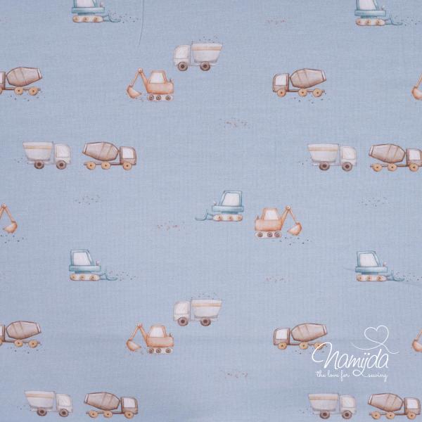 0,50 MTR. BAGGERCHILD BAMBUS JERSEY  DUSTY BLUE