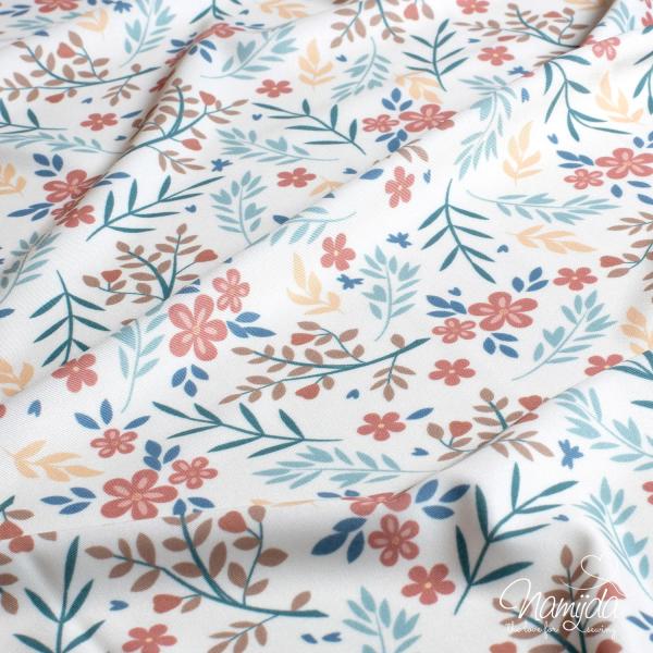 0,5 MTR. ♥ BADELYCRA BLUMENLIEBE UV SCHUTZ 50+  ♥