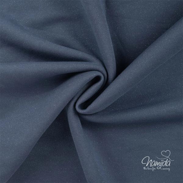 0,50 MTR. KuSCHLIGER GLITZER SWEAT - JEANS