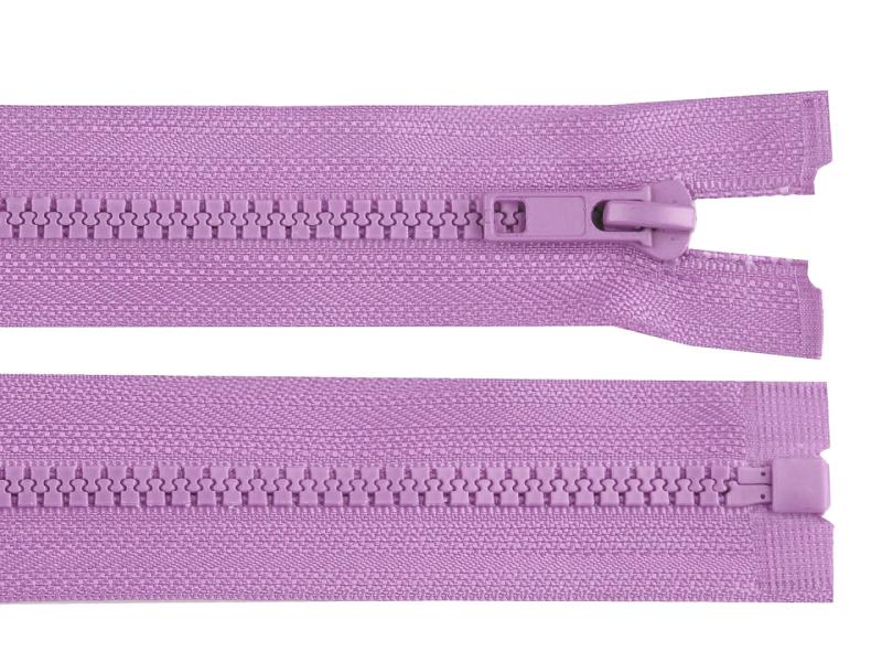 1 Stück Jacken Reißverschluss LAVENDEL LIGHT - 40cm - teilbar