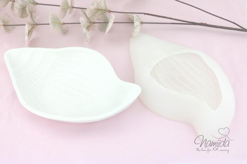 1 Stück ♥ GIESSFORM SILIKON - MUSCHELSCHALE 21cm ♥