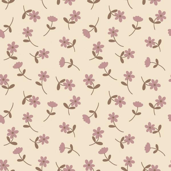 0,50 MTR. ♥ VINTAGE DAISY FLIEDER JERSEY ♥