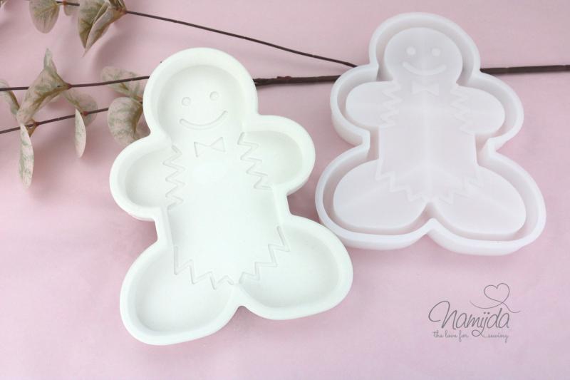 1 STÜCK ♥ GIESSFORM XL LEBKUCHENMANN - 17,5cm x 14cm ♥