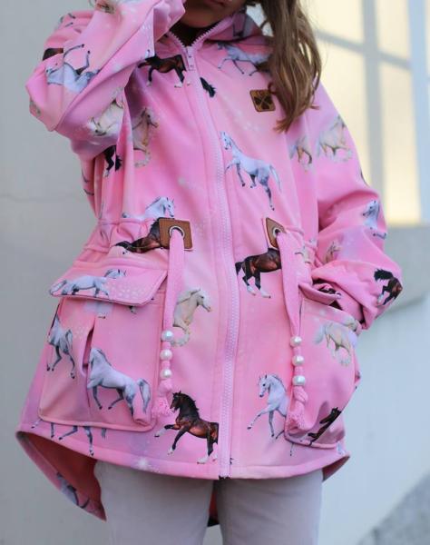 1 Stück Jacken Reißverschluss ROSA - 75cm - teilbar