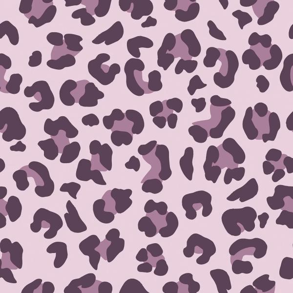 0,5 MTR. ALWAYS CHOOSE LEO LAVENDEL - FRENCH TERRY