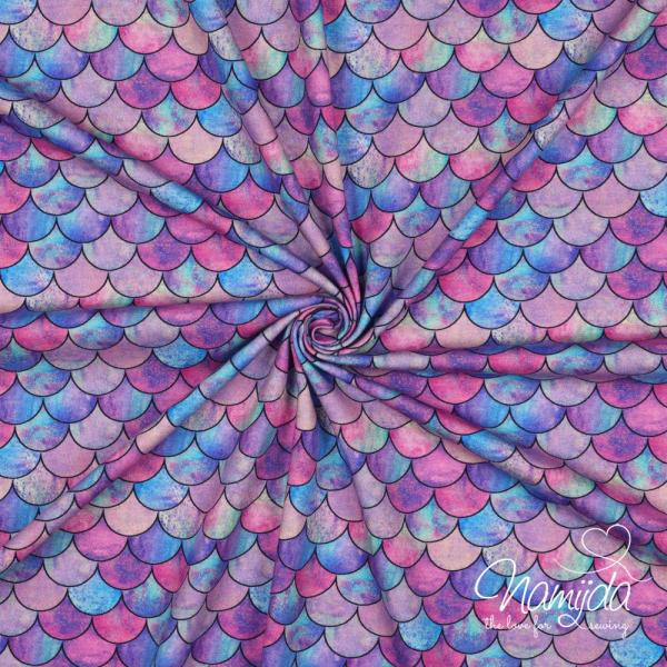 0,5 MTR. ♥ MeRMAiD FiN MINI - CoLoRFuL - JERSEY ♥