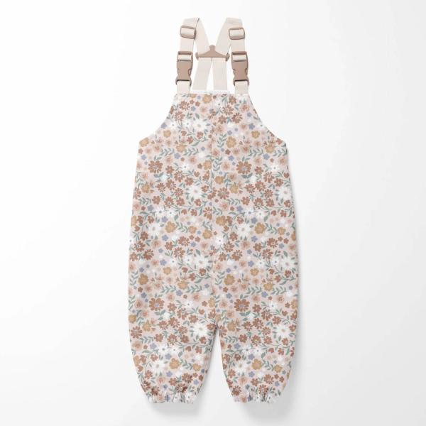 0,5 MTR. ♥ REGENJACKEN STOFF BLUMENWIESE - WASSERDICHT ♥