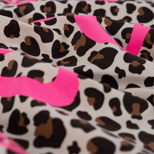 0,5 MTR. LEO NEON HEARTS - FRENCH TERRY