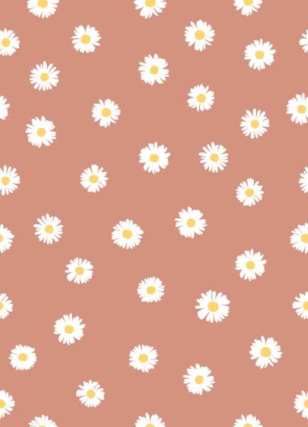 0,5 MTR. ♥ REGENJACKEN STOFF GÄNSEBLÜCHEN APRICOT - WASSERDICHT ♥