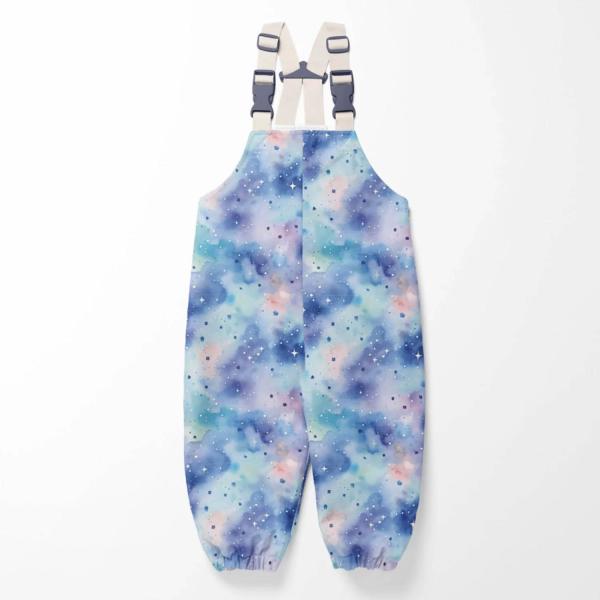 0,5 MTR. ♥ REGENJACKEN STOFF SPACE - WASSERDICHT ♥