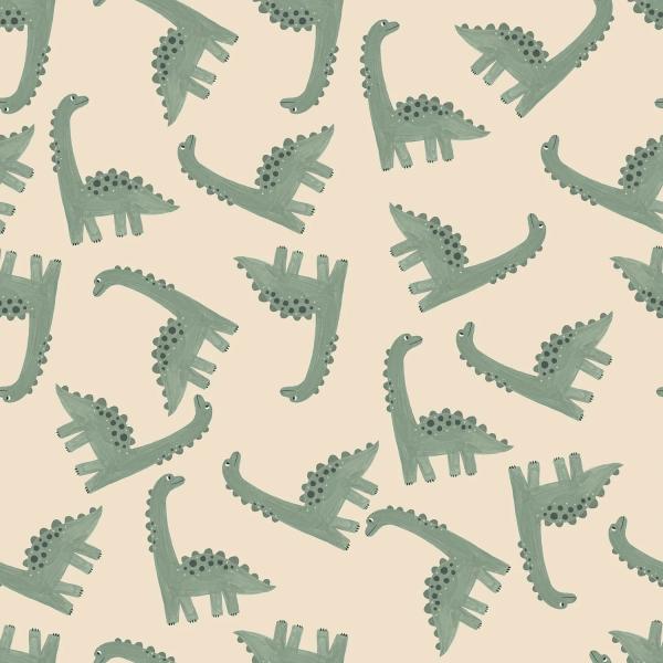 0,5 MTR. ♥ REGENJACKEN STOFF DINOS - WASSERDICHT ♥