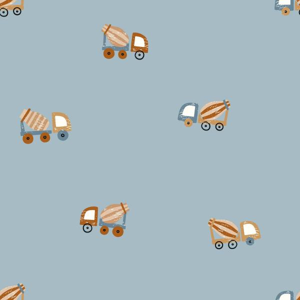0,5 MTR. ♥ REGENJACKEN STOFF TRUCKS - WASSERDICHT ♥