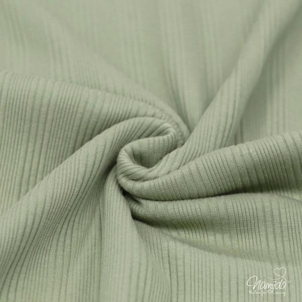 0,5 MTR.  ♥ RIPPSTRICK DIFFERENT STRIPES JERSEY MINT ♥