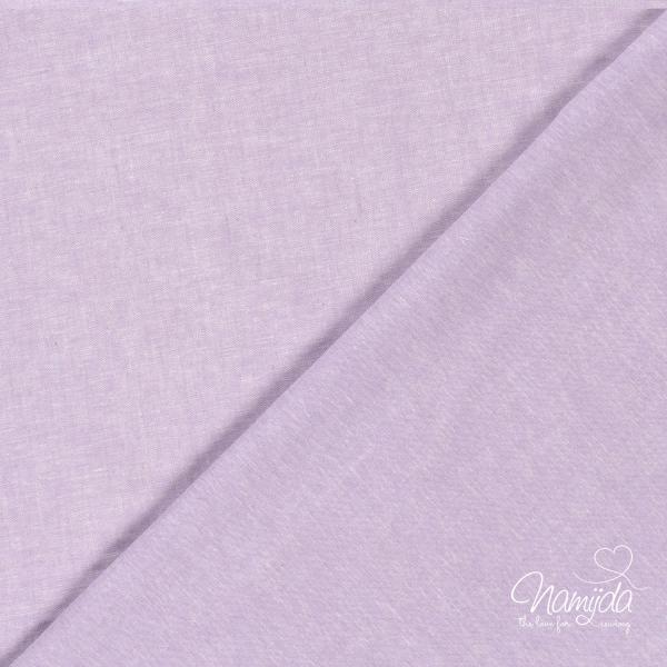 0,5 MTR. ♥ LEINEN FLIEDER MELIERT ♥