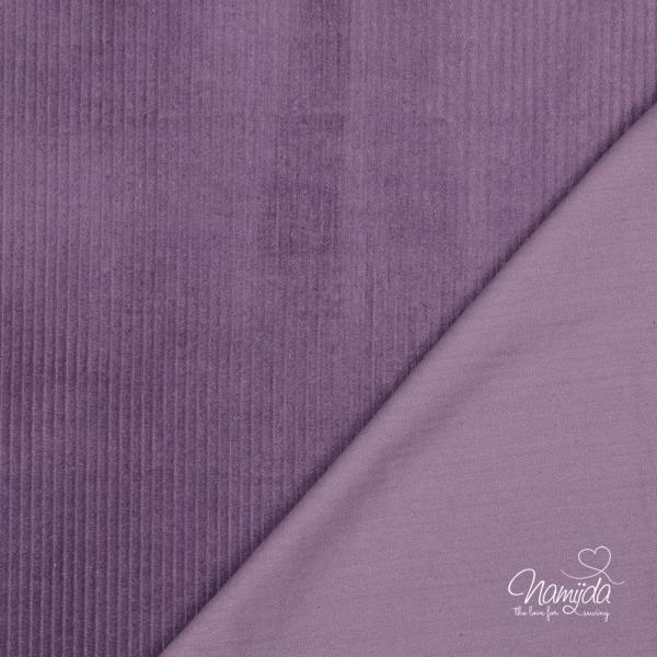 0,50 MTR. ♥ BREITCORD DUSTY LILA ♥