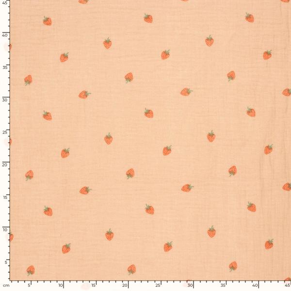 0,5 MTR. ♥ MuSSELIN ERDBEERENTRAUM ♥
