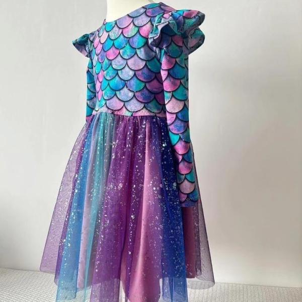 0,5 MTR. ♥ MeRMAiD FiN - CoLoRFuL - JERSEY ♥