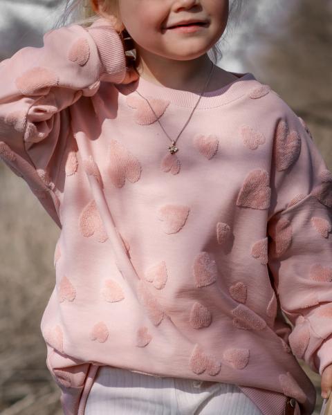 0,5 Mtr. Bündchen - FEINRIPP APRICOT - Schlauch ♥ EXTRABREIT - PASSEND ZUM WINTER SWEAT 6151