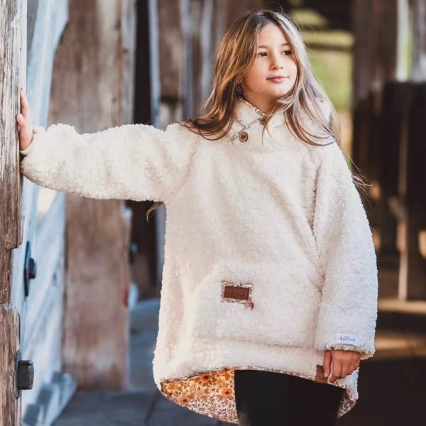 0,5 MTR. ♥ SUPER FLAUSCHIGER TEDDY BOUCLE NATUR