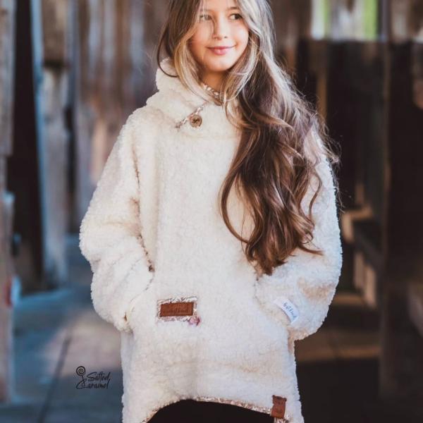 0,5 MTR. ♥ SUPER FLAUSCHIGER TEDDY BOUCLE NATUR