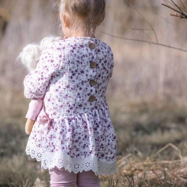0,5 MTR.  ♥ MUSSELIN DREAMS LITTLE BERRY FLOWERS ♥