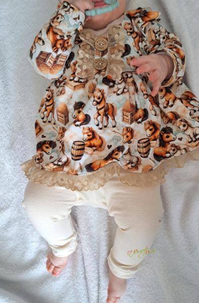0,50 MTR.  ♥ PFERDE LIEBE JERSEY ♥