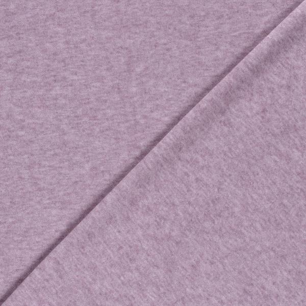 0,5 MTR. ♥ SUPER FLAUSCHIG - WEICHER  STRICKSTOFF FLIEDER MELANGE ♥