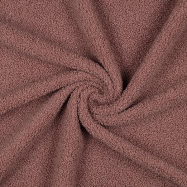 0,5 MTR. ♥ TEDDY BOUCLE FLEECE DOUBLEFACE PUDER ♥