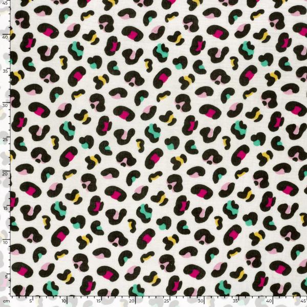 0,5 MTR. ♥ MuSSELIN LEO COLORFUL ♥