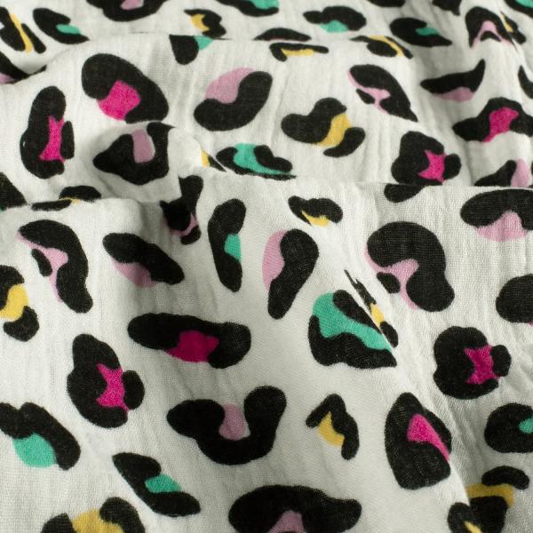 0,5 MTR. ♥ MuSSELIN LEO COLORFUL ♥