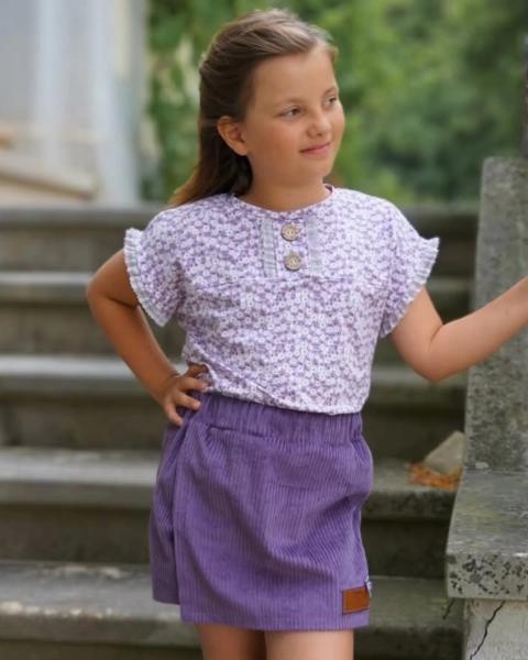 0,50 MTR. ♥ BREITCORD DUSTY LILA ♥