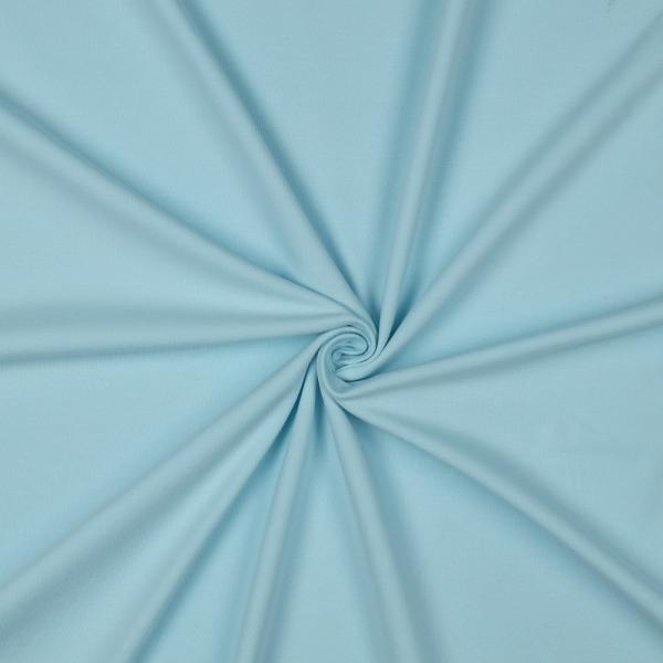 0,5 MTR. ♥  UNI BIO BAUMWOLLJERSEY HeLLBLAU ♥