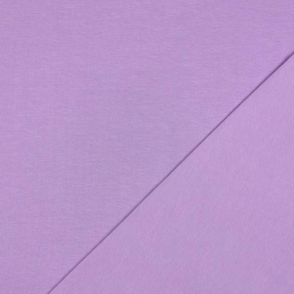 0,5 MTR. ♥  UNI BIO BAUMWOLLJERSEY HELL LILA ♥