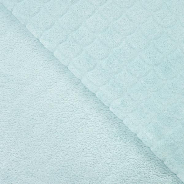 0,5 MTR. ♥ MERMAID FIN FLEECE - DUSTY MINT ♥