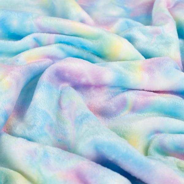 0,5 MTR. ♥ EINHORN MULTICOLOR  FLEECE ♥