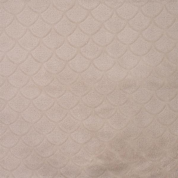 0,5 MTR. ♥ MERMAID FIN FLEECE - TAUPE ♥