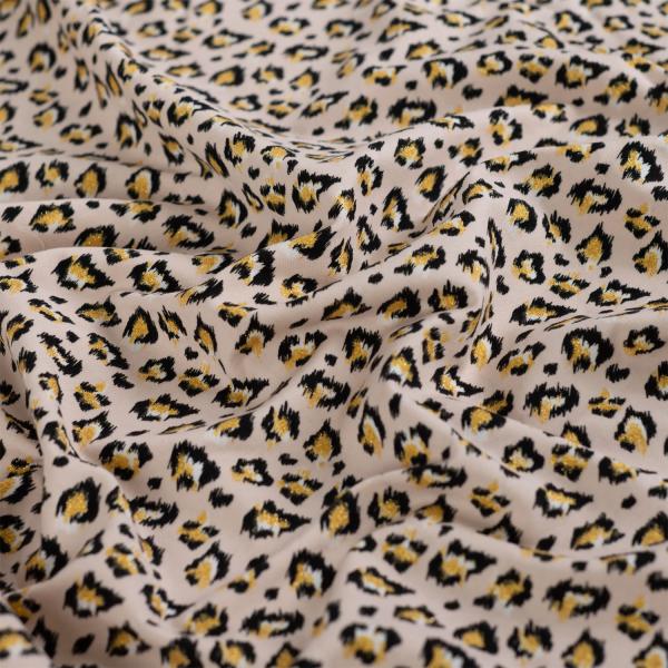 0,50 MTR. LEO GLITTER GOLD - FRENCH TERRY